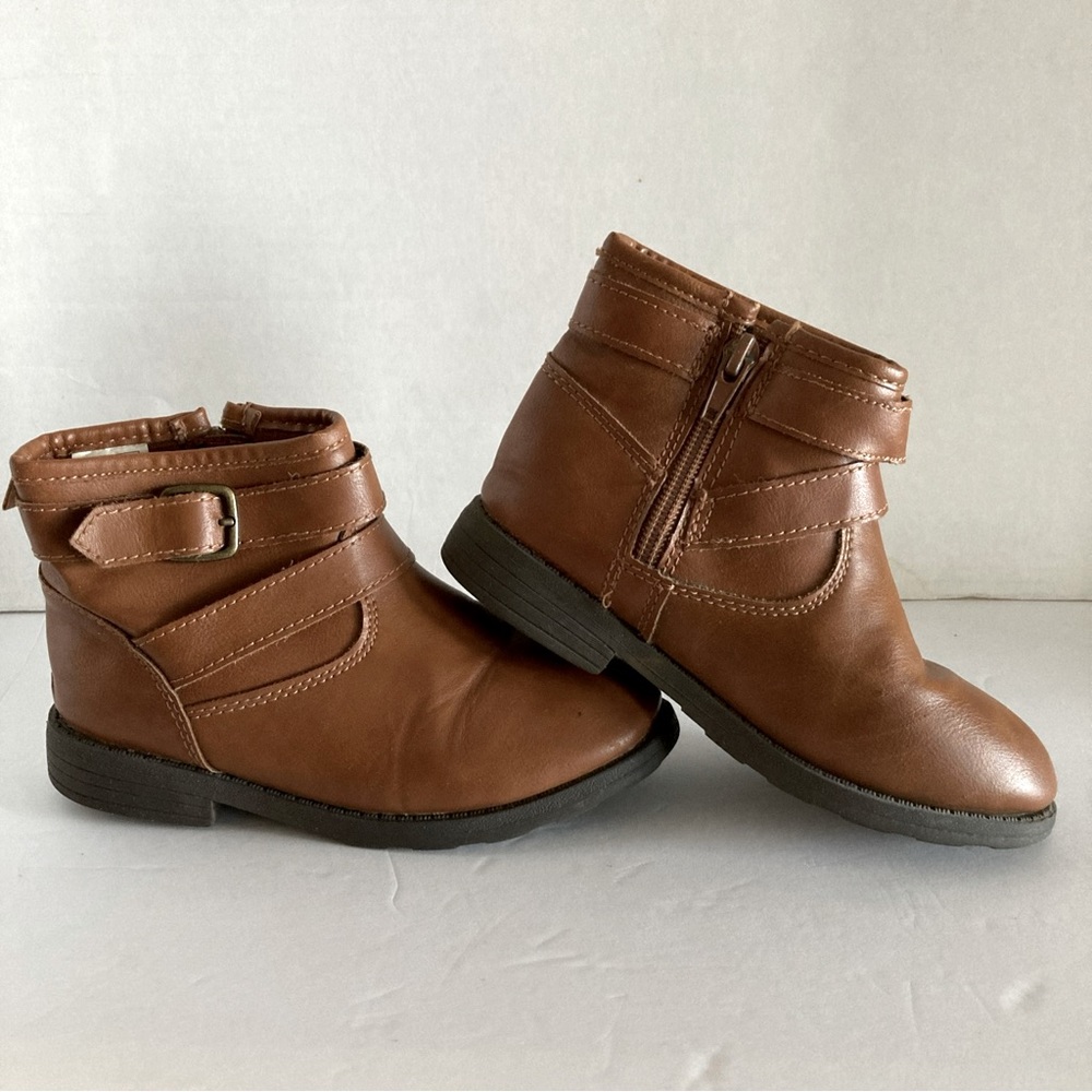 Carter’s Kids Boots Size 13 Brown Zip Up Buckle Detail